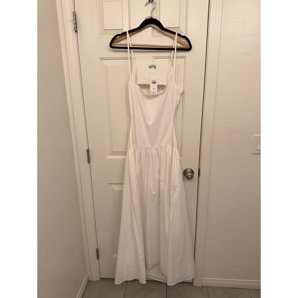 Drop-Waist Cutout Maxi Dress